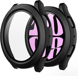 Lot #:136 Misxi 2-Pack Case + Tempered Glass for Galaxy Watch 6 40mm
