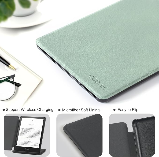 Lot #: 1398 CoBak Case for Kindle Basic 11th Gen 6″ – Sage - Image 3