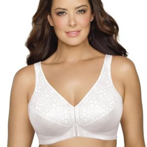 Lot #: 109 Exquisite Form Full-Coverage Posture Bra, Wire-Free, Front Closure, Lace 36D
