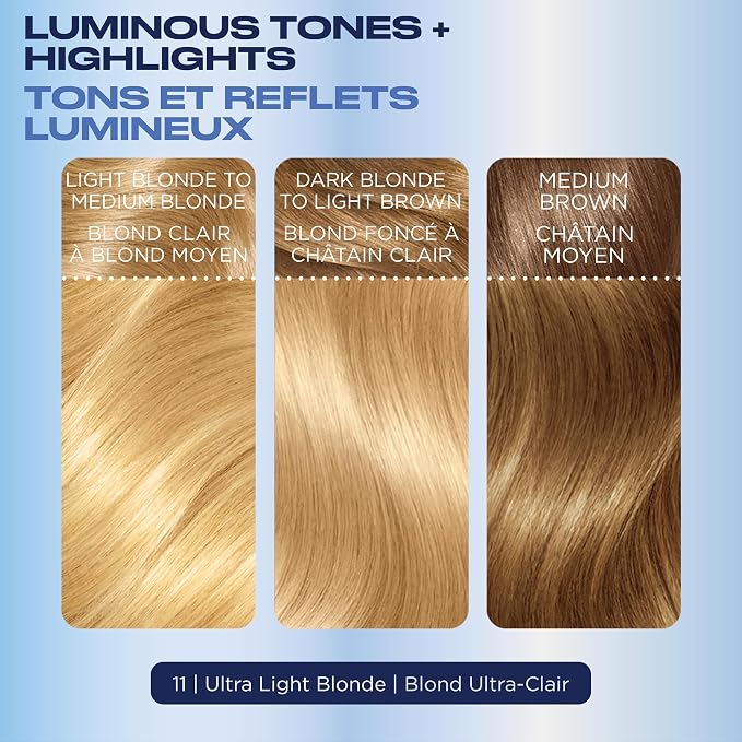 Lot #: 1795 Clairol Nice’n Easy Permanent Hair Dye, 11 Ultra Light Blonde - Image 2