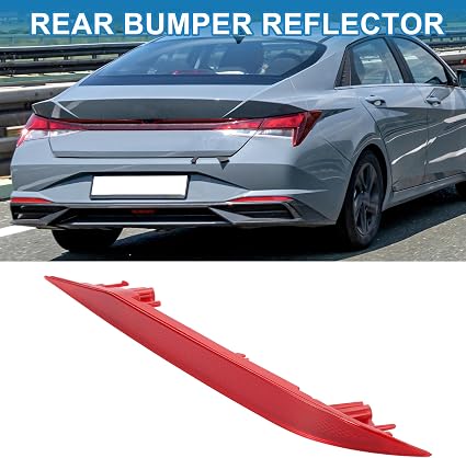 Lot #: 2280 Rear Bumper Reflector for Hyundai Elantra 21-23 Red - Image 2