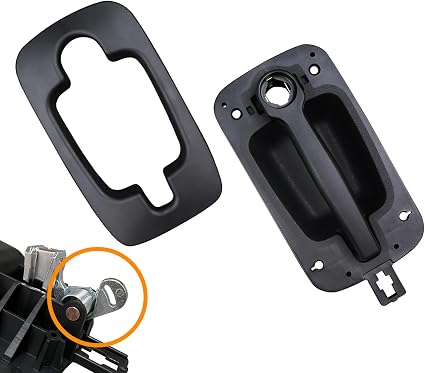 Lot #: 549 APPERFiT Exterior Door Handle with Bezel Cover Textured Black