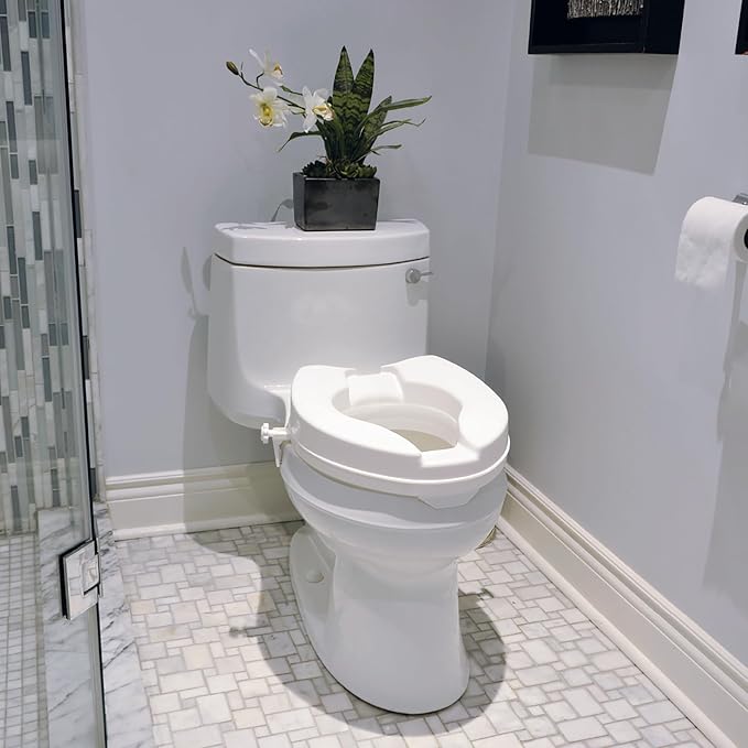 Lot #: 0844 Bios Thermor Raised Toilet Seat - Image 3