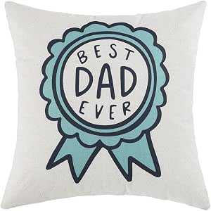 Lot #: 182 Cushion Cover with "Best Dad Ever" Medal