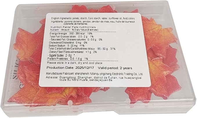 Lot #: 185 Edible Fall Leaves Set of 35 Thanksgiving Day Cake Decorations - Image 3