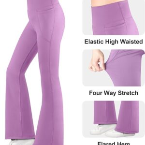 Lot #: 2018 BIG ELEPHANT Girls Flare Leggings with Pockets