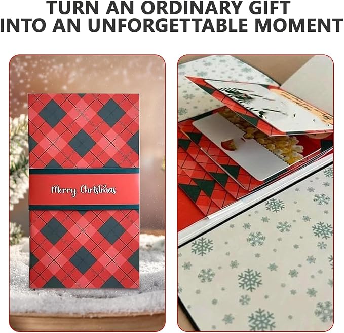 Lot #: 179 Handmade Waterfall Christmas Gifts Card Booklet - Image 2