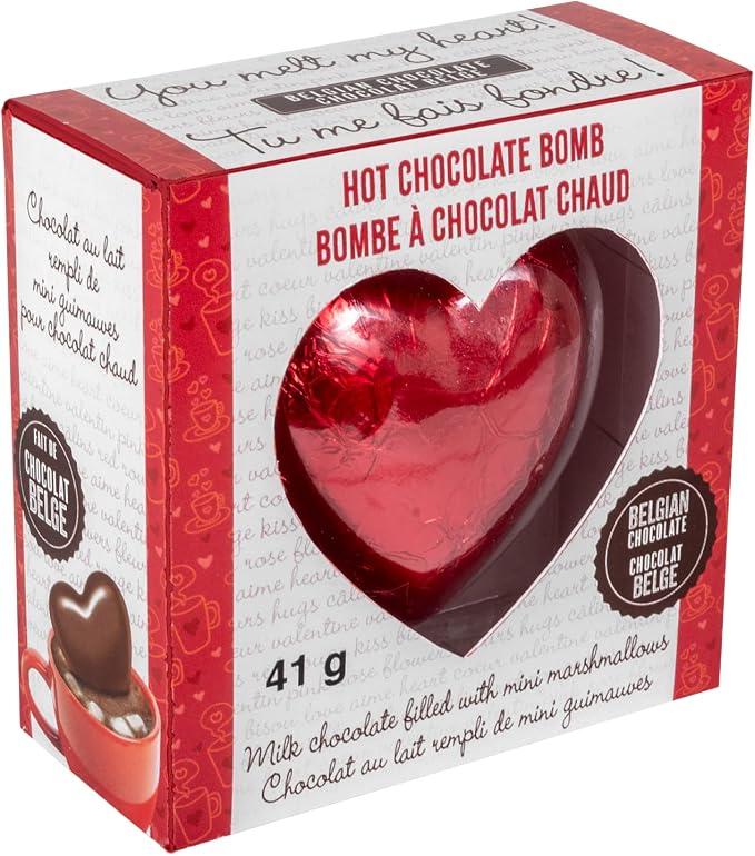 Lot #: 184 Heart-shaped Hot Chocolate Bomb