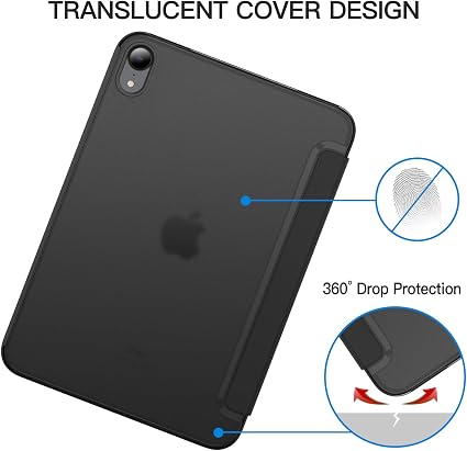 Lot #: 1795 JETech Case for iPad mini A17 Pro/6th Gen, Black - Image 3
