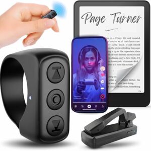 Lot #: 1129 Kindle Page Turner Remote for Kindle Paperwhite - TikTok Scrolling Ring for iPhone & Android Devices