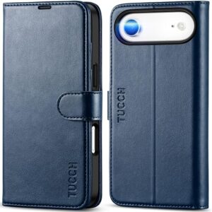 Lot #: 2421 Leather Wallet Magnetic Flip Stand Case for iPhone Air