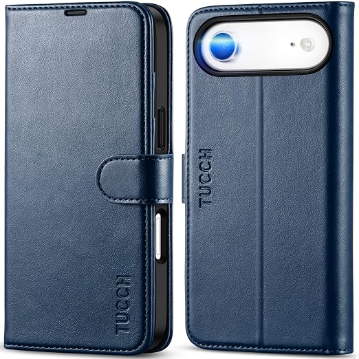 Lot #: 2421 Leather Wallet Magnetic Flip Stand Case for iPhone Air