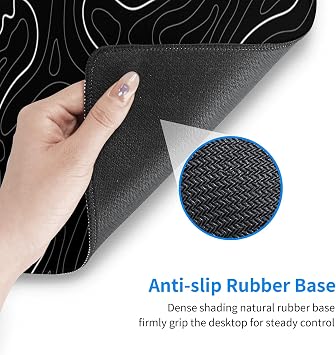Lot #: 0153 Mouse Mat and Keyboard Pad for Gaming and Office - Image 3