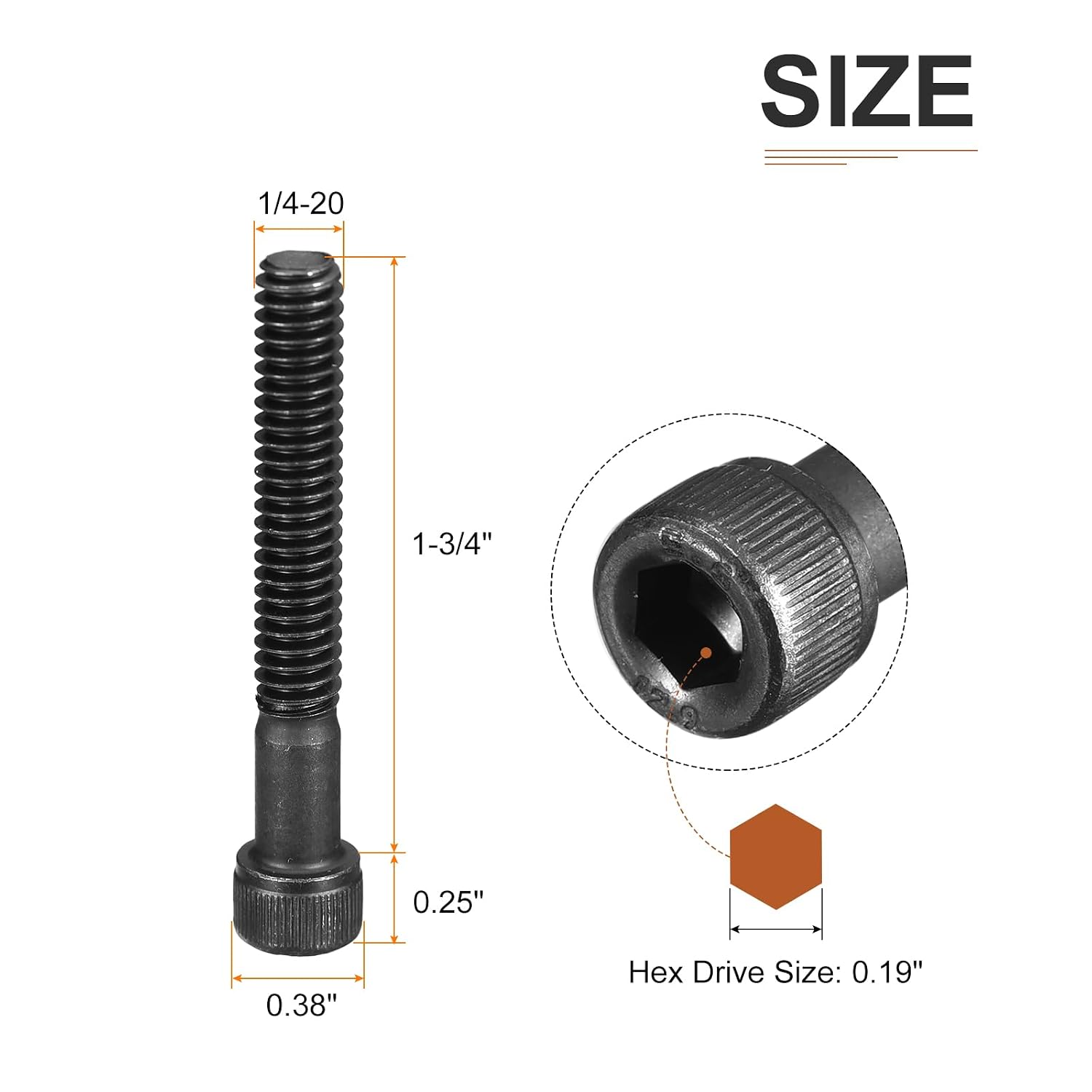 Lot #: 305 Socket Head Cap Screws Bolts - Image 2