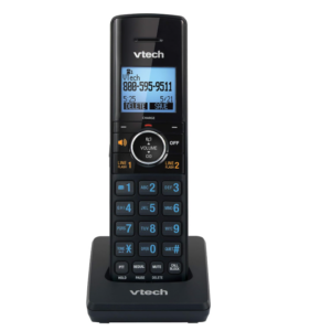 Lot #: 966 VTech DS6250 Dect_6.0 1-Handset 2-Line Landline Telephone, Black