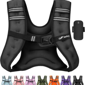 Lot #: 0270 5lb Weight Vest with Reflective Stripe, Rucking Running Vests for Men Women, Green