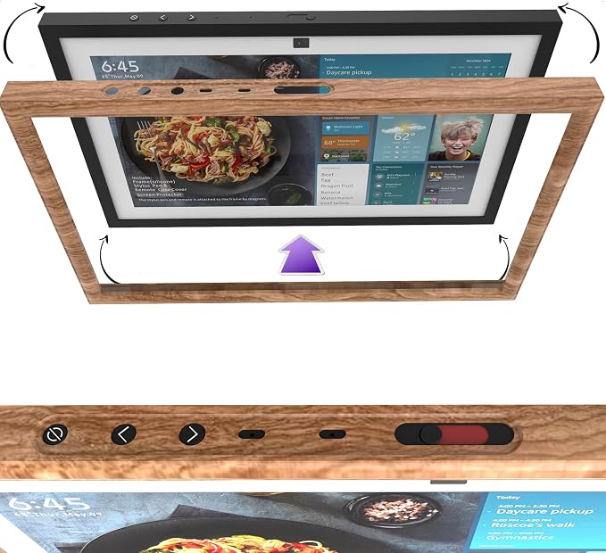 Lot #: 561 Wood Decorative Frame for Echo Show 15 - Image 2