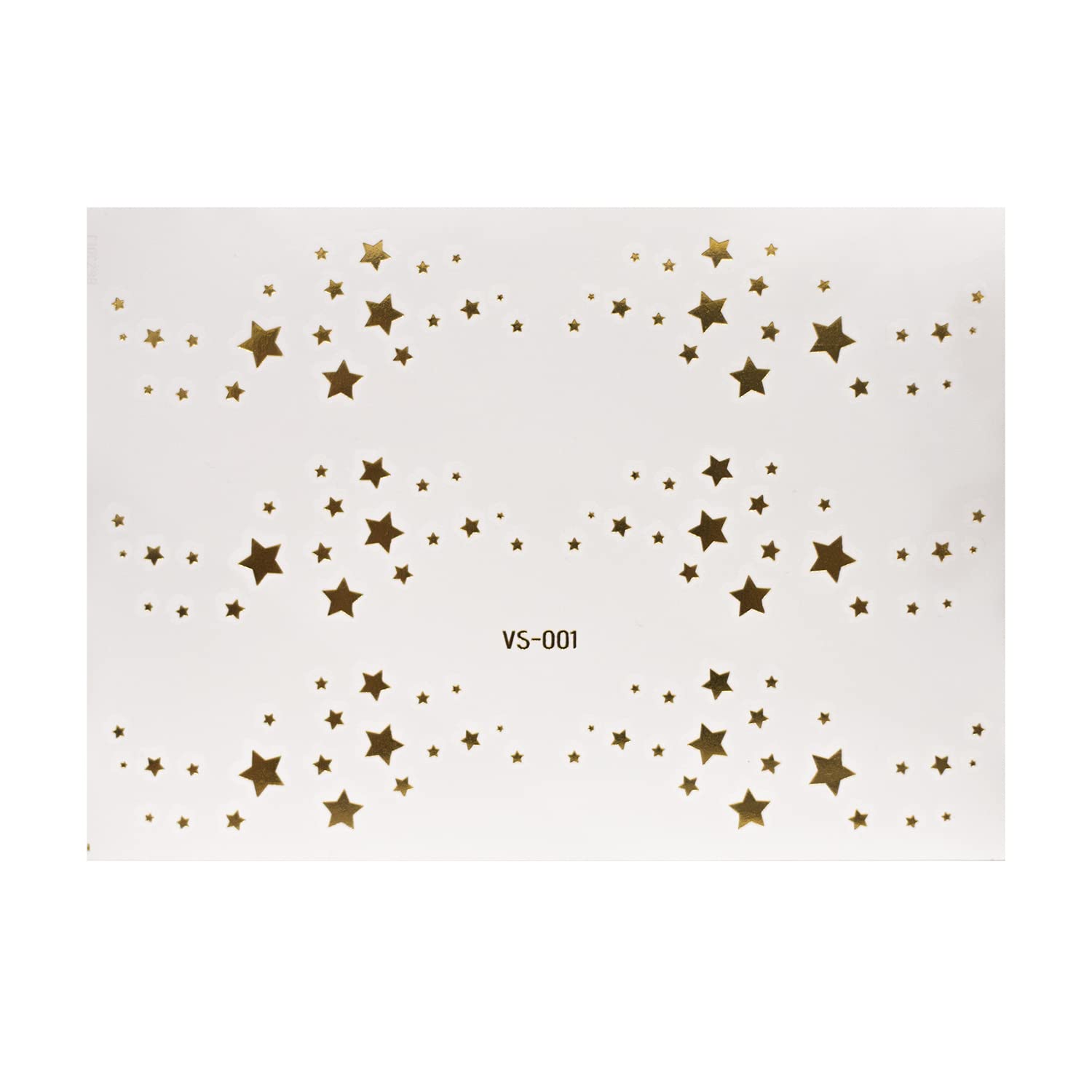 Lot #: 458 1 x Face Tattoo Star Map in Gold