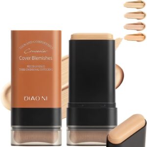 Lot #: 1406 2025 Latest Dual Head Design】Foundation Stick with Brush