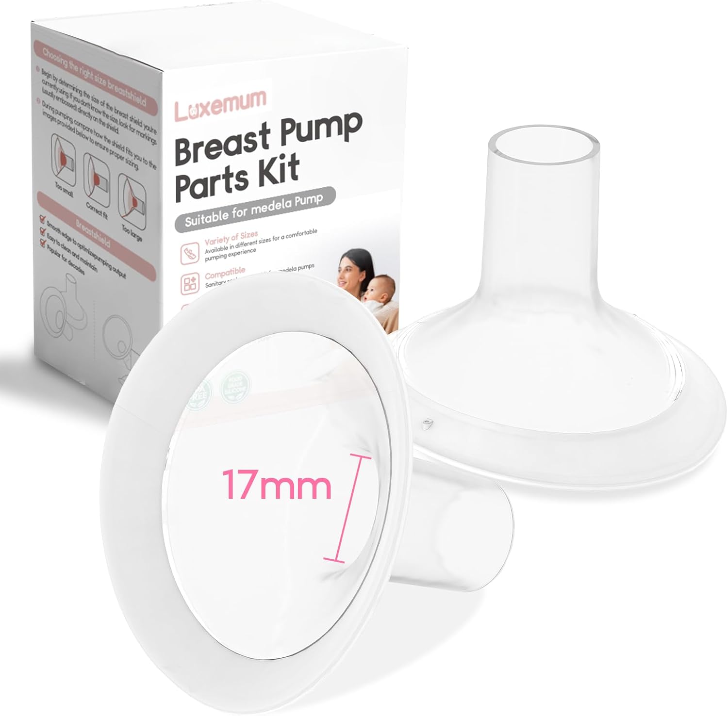 Lot #: 0302 Breast Pump Parts for Medela