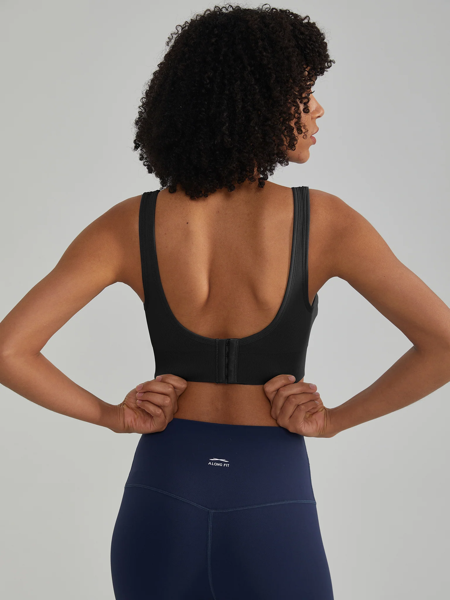 Lot #: 2413 Classic Adjustable Sports Bra with Four-Row Hook Closure - Image 2
