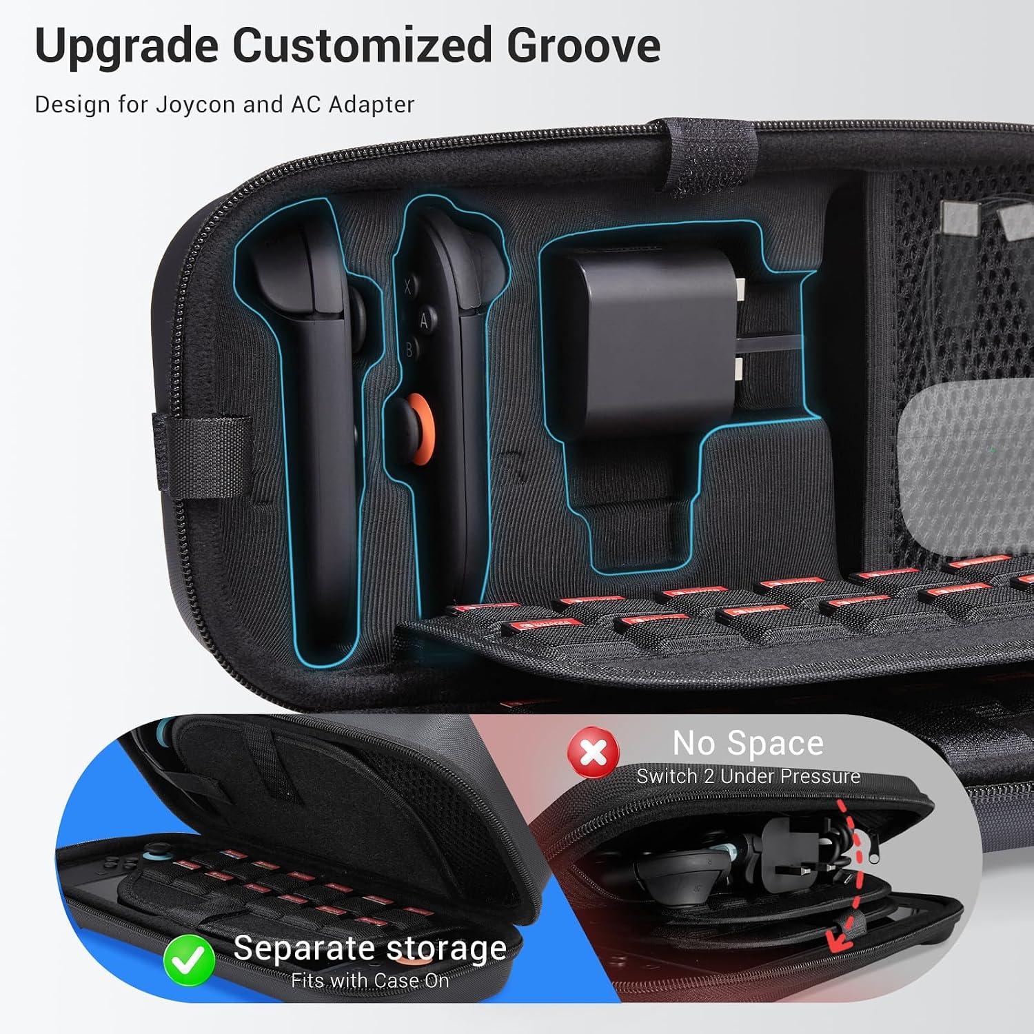 Lot #: 2185 CoBak Large Capacity Carrying Case for Nintendo Switch 2