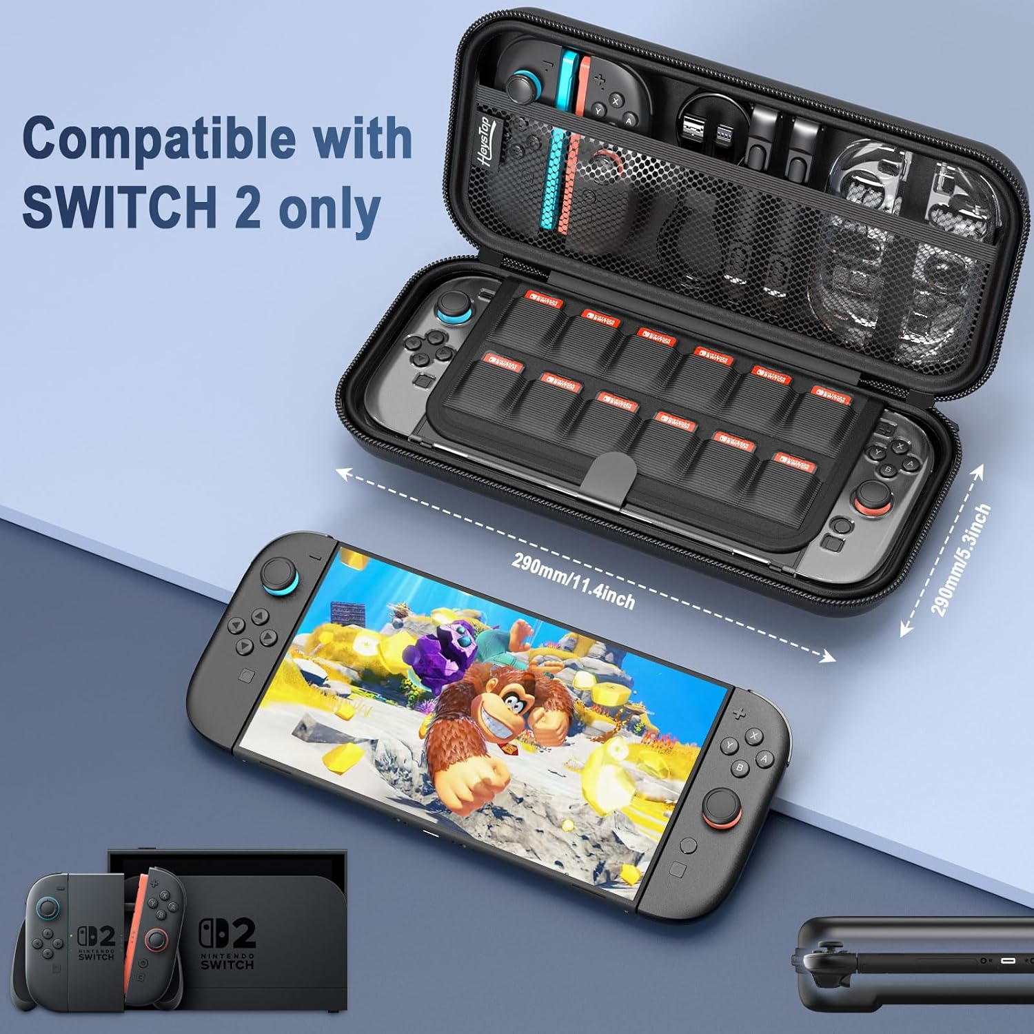 Lot #: 476 HEYSTOP Switch 2 Case for Nintendo Switch 2 - Image 2