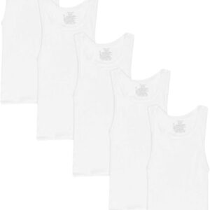 Lot #: 1232 Hanes Toddler Boys Tank 5-Pack