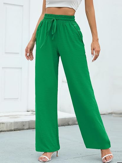 Lot #: 2134 Heymoments Women’s Wide Leg Straight Lounge Pants