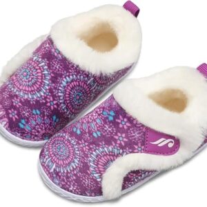 Lot #: 2483 JIASUQI Boys Girls Fur Lined Slippers