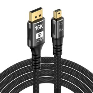 Lot #: 0153 Mini DisplayPort to DisplayPort 2.1 Cable