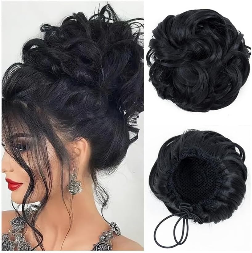 Lot #: 1874 Synthetic Hair Extension Women Chignon(1B)