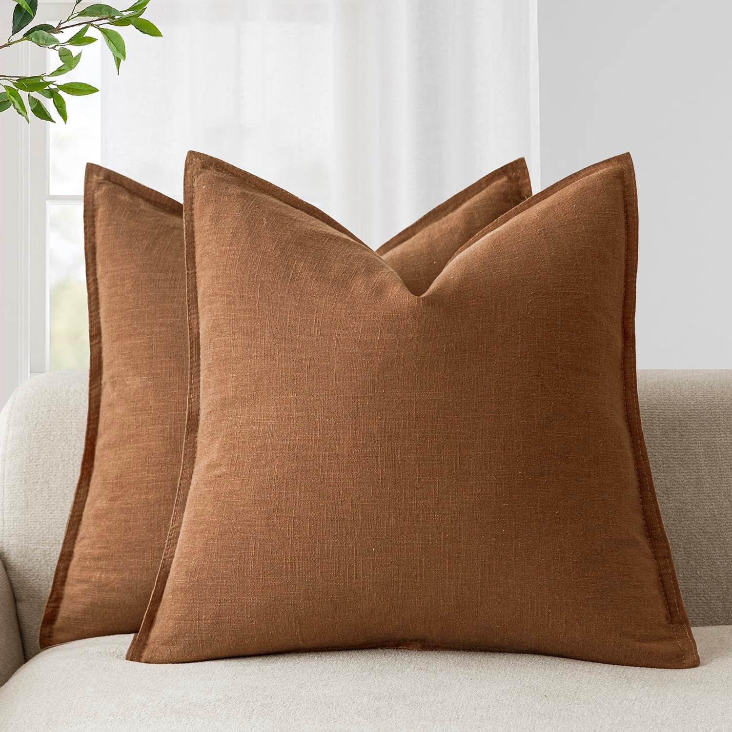 Lot #: 1320 Throw Pillow Covers Soft Accent Cushion