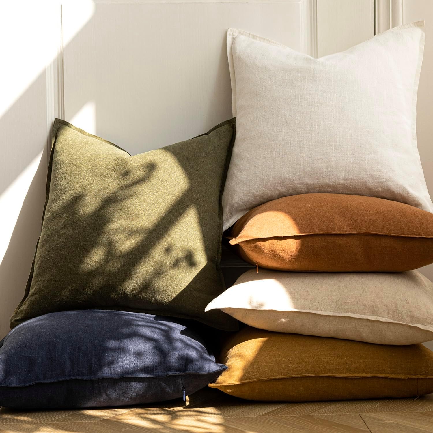 Lot #: 1320 Throw Pillow Covers Soft Accent Cushion - Image 2