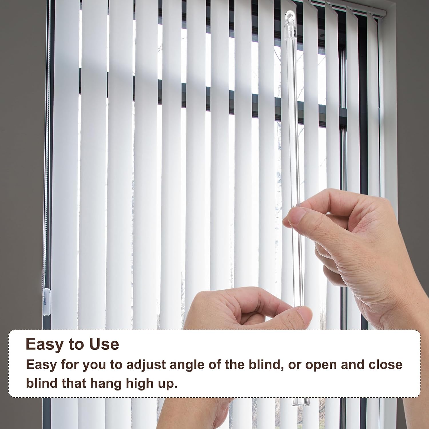 Lot #: 2133 Window Blind Stick Tilt Rod for Window Opener - Image 2