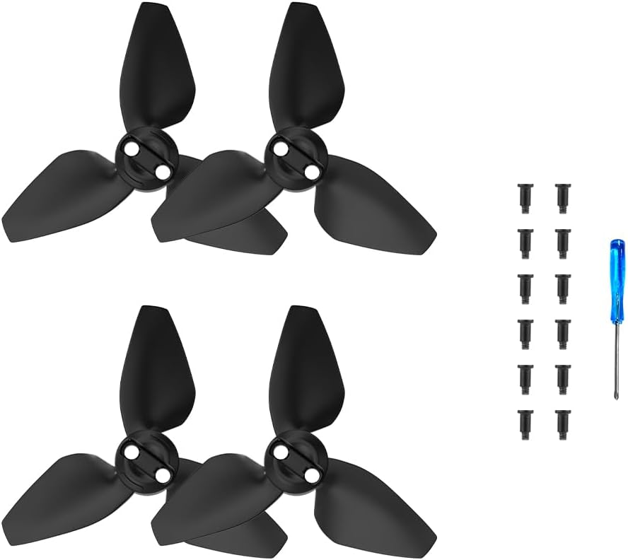 Lot #: 505 Wing Blade Spare Prop Wings Parts for Neo Drone Accessories (Black)