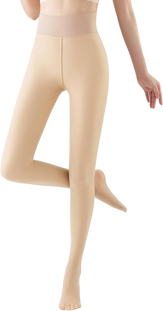 Lot #: 2145 Women’s Fleece Lined Tights Skin Tone