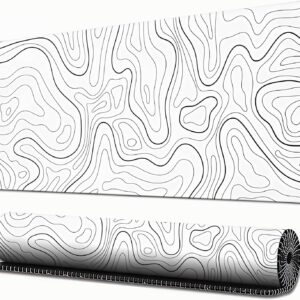 Lot #: 0600 Mouse Pad Gaming Large Long Extend Topographic